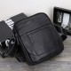 Чоловіча шкіряна сумка планшет 18х21х7, барсетка через плече Tiding Bag LA3314-1BL чорна