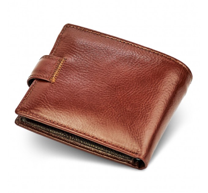 Чоловічий портмоне з натуральної шкіри ST Leather B104 Коричневий