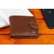 Класичне чоловіче портмоне з натуральної шкіри ST Leather В 102 Коричневий