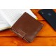 Класичне чоловіче портмоне з натуральної шкіри ST Leather В 102 Коричневий