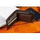 Кожаное мужское портмоне на кнопке ST Leather ST104 Коричневое