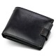 Класичне чоловіче портмоне з натуральної шкіри ST Leather В102 Чорний