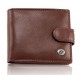 Стильне шкіряне чоловіче портмоне ST Leather В103 Коричневий