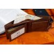 Стильне шкіряне чоловіче портмоне ST Leather В103 Коричневий