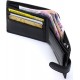 Кожаное мужское портмоне на кнопке ST Leather ST104 Черный