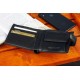 Кожаное мужское портмоне на кнопке ST Leather ST104 Черный