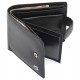 Черное мужское портмоне из натуральной кожи с фиксацией ST Leather ST103