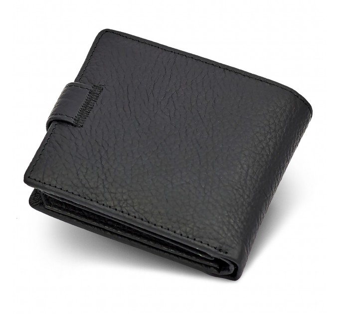 Мужское портмоне из натуральной кожи ST Leather ST153 черный