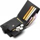 Кожаное мужское портмоне на кнопке ST Leather ST-104-1 черный
