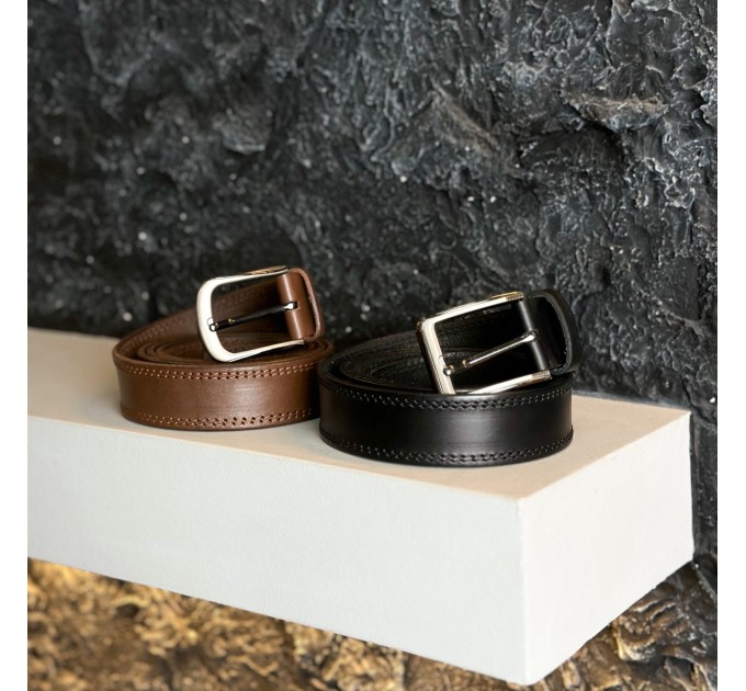 Чоловічий шкіряний ремінь