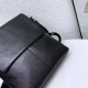 Кожаная мужская сумка через плечо 21х23х5.5, мягкая барсетка для гаджетов Tiding Bag 12977 черная