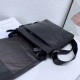 Кожаная мужская сумка через плечо 21х23х5.5, мягкая барсетка для гаджетов Tiding Bag 12977 черная