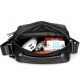 Чоловіча сумка барсетка 17x21x9, шкіряна сумочка планшет Tiding Bag 75003 чорна