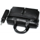 Мужская сумка для офиса 39x28×8, портфель папка для ноутбука и бумаг SK N76955 черный