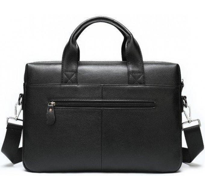 Мужская сумка для офиса 39x28×8, портфель папка для ноутбука и бумаг SK N76955 черный