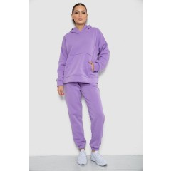 Спортивный костюм женский на флисе, цвет сиреневый, 177R055