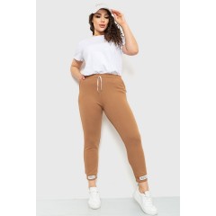 Спорт штаны женские демисезонные, цвет коричневый, 226R027