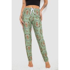 Штани женские домашние, цвет оливковый, 238R1101