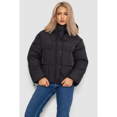 Куртка женская демисезонная, цвет черный, 244R703
