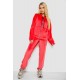 Спортивный костюм женский велюровый, цвет коралловый, 238R107-1