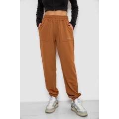 Спортивные штаны женские, цвет коричневый, 238R325-1