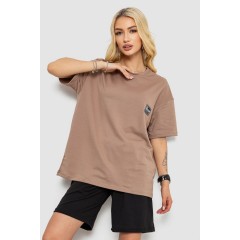 Костюм женский повседневный, цвет светло-коричневый, 241R5004-1