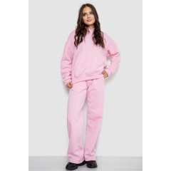 Спортивный костюм женский на флисе, цвет розовый, 241R2001-2