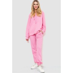Спорт костюм женский двухнитка, цвет розовый, 244R009