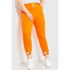 Спорт штаны женские демисезонные, цвет оранжевый, 226R027