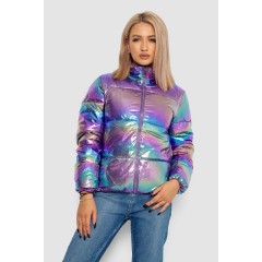 Куртка женская демисезонная плащевка, цвет разноцвет , 243R2022