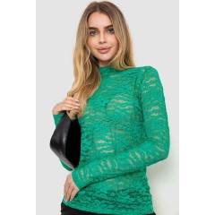 Гольф женский нарядный, цвет зеленый, 186R306