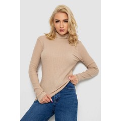 Гольф женский в рубчик, цвет бежевый, 238R505