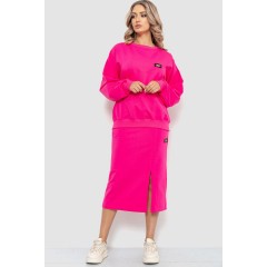 Костюм женский повседневный, цвет розовый, 115R0517