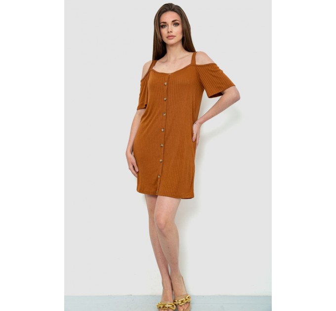 Сукня, цвет коричневый, 244R269