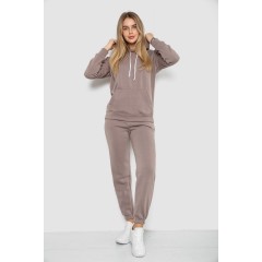 Спорт костюм женский на флисе, цвет мокко, 241R1530