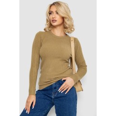 Кофта женская однотонная, цвет оливковый, 244R2031