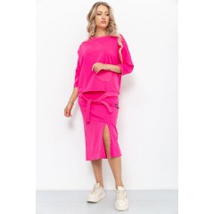 Костюм женский повседневный, цвет розовый, 115R0518