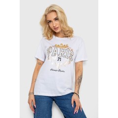 Футболка женская, цвет белый, 244R4585
