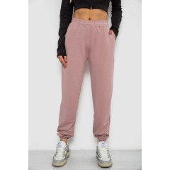 Спортивные штаны женские, цвет пудровый, 238R325