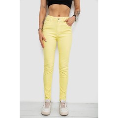 Джинсы женские, цвет желтый, 182R1329