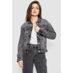 Куртка женская джинсовая, цвет серый, 255RA2240