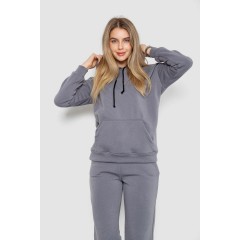 Спорт костюм женский на флисе, цвет серый, 241R1530