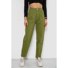 Джинсы женские, цвет оливковый, 250R1574
