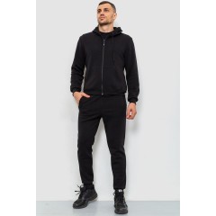 Спорт костюм мужский двухнитка, цвет черный, 119R200-5
