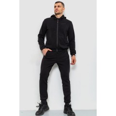 Спорт костюм мужской двухнитка, цвет черный, 119R200-2