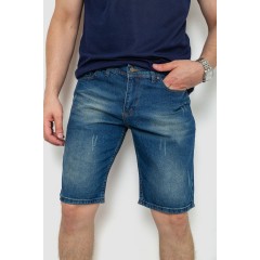 Шорты мужские джинсовые, цвет синий, 244RB004
