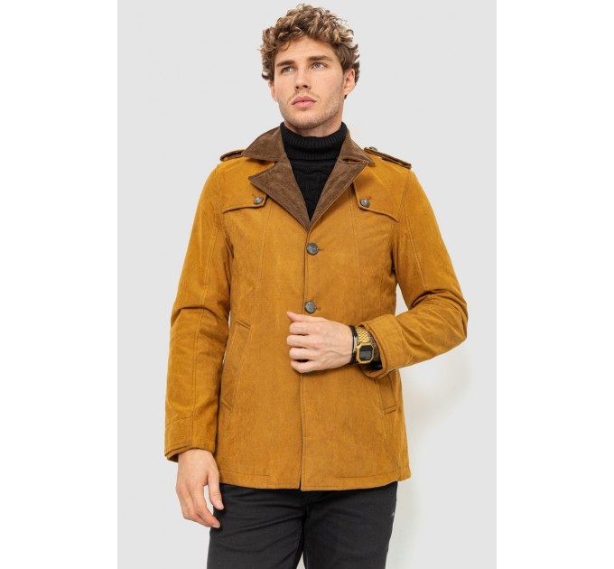 Пиджак мужской, цвет горчичный, 182R15173