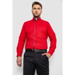 Рубашка мужская с принтом, цвет красный, 214R3092