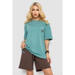 Костюм женский повседневный, цвет оливковый, 241R5004-1