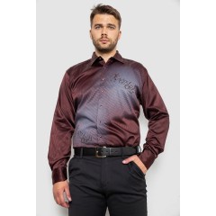 Рубашка мужская с принтом, цвет черно-красный, 214R5829